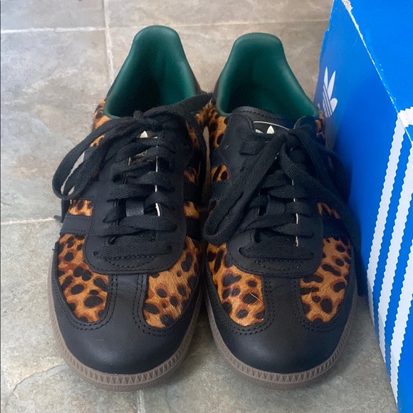 Adidas women’s Leopard Print Sneakers - Picture 2 of 4